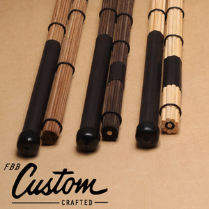 3Pairs FreePost! fbb's Handmade: 5A 5B drum brushes rods drumsticks brush sticks